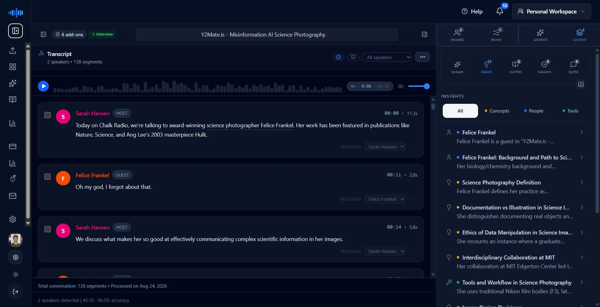 AudioRepurpose screenshot 2
