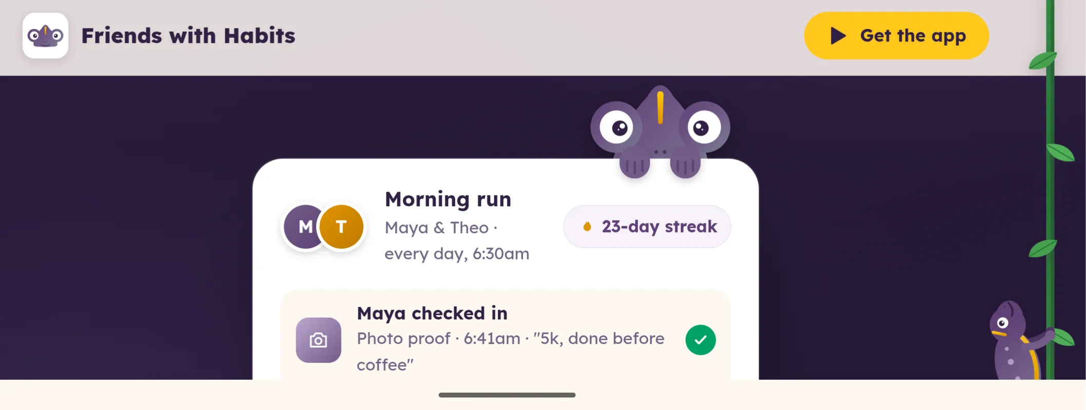 Friends with Habits