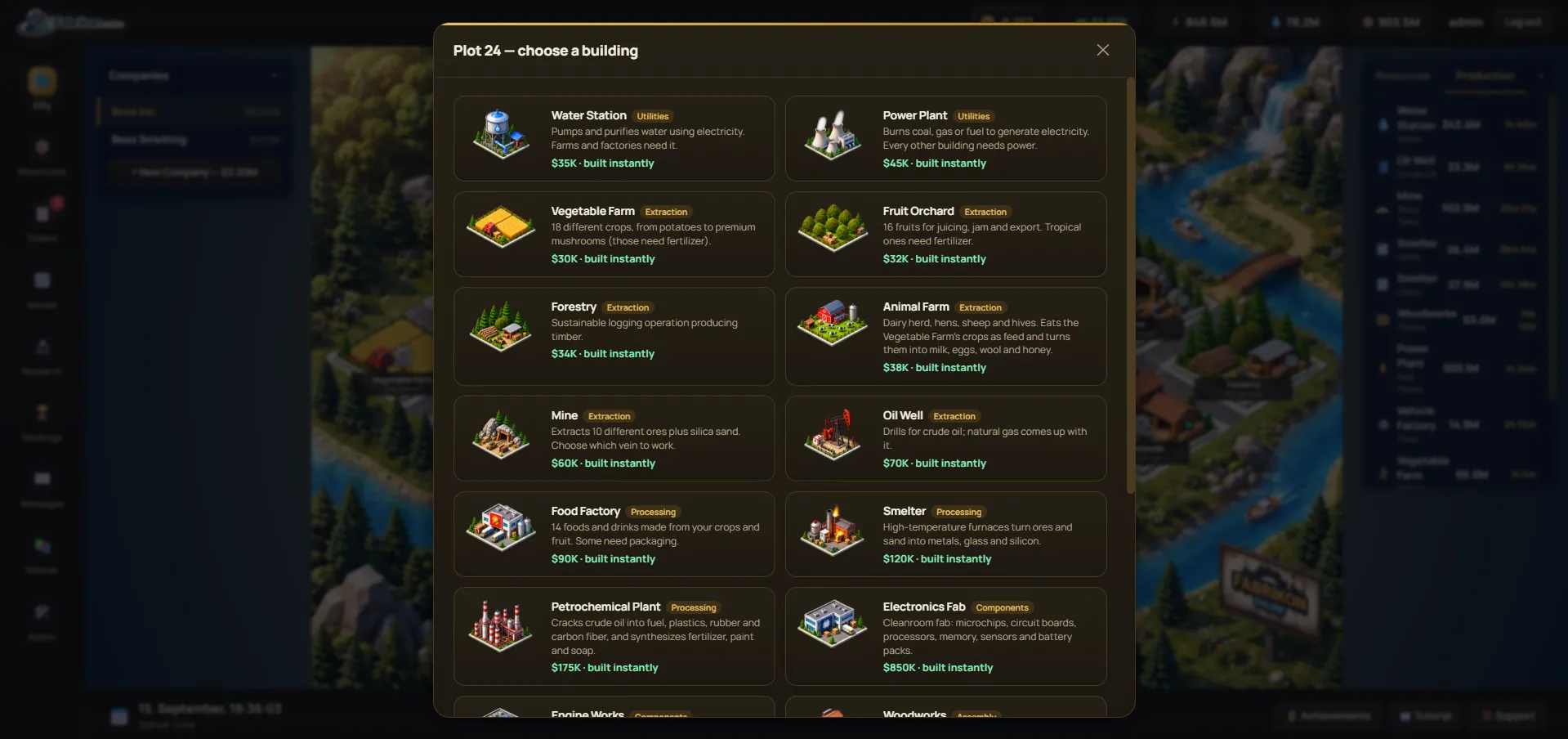 Fabrikon Online screenshot 2