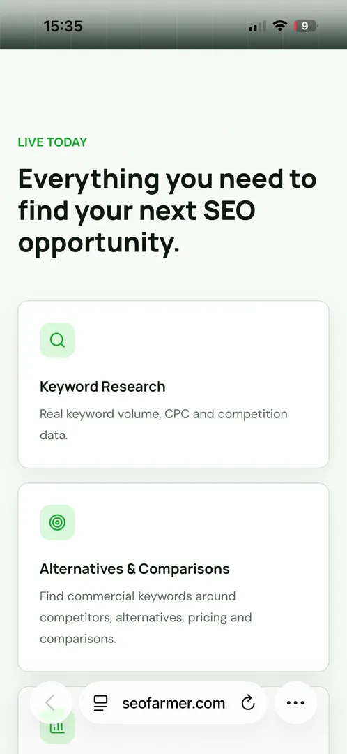 SEOFarmer screenshot 1