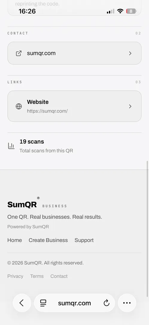 SumQR screenshot 3