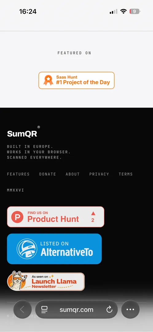 SumQR screenshot 6