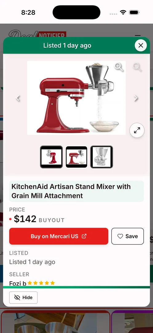 Deal Notifier screenshot 2