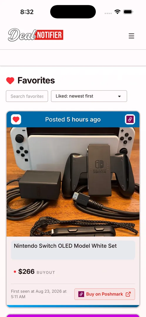 Deal Notifier screenshot 3