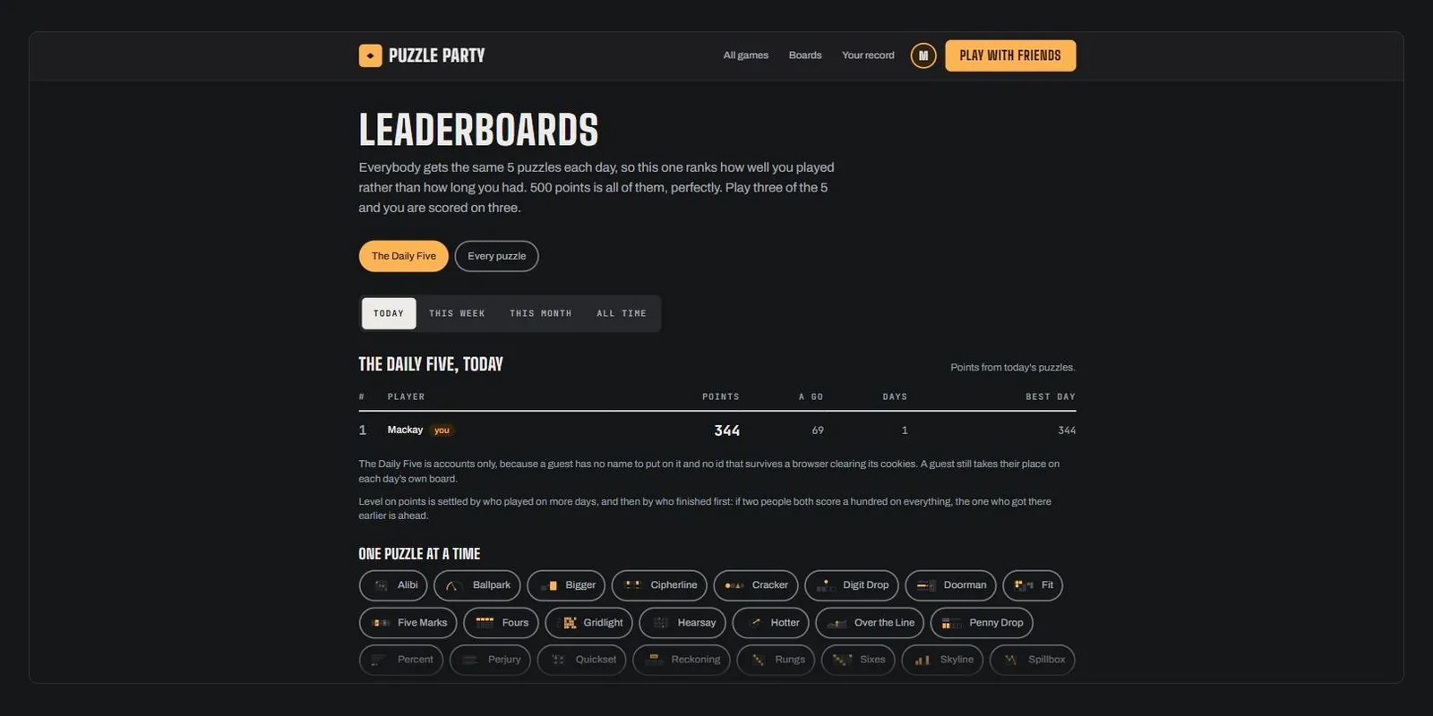 Puzzle Party screenshot 1
