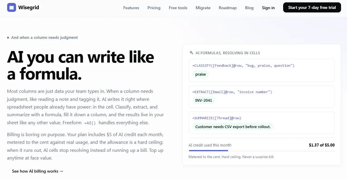 Wisegrid screenshot 3