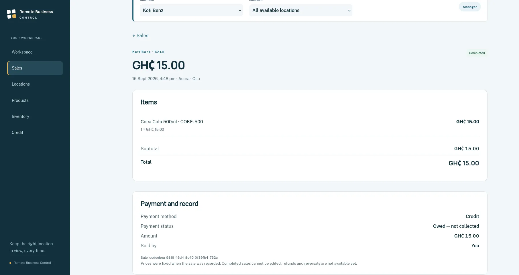 Remote Business Control screenshot 3