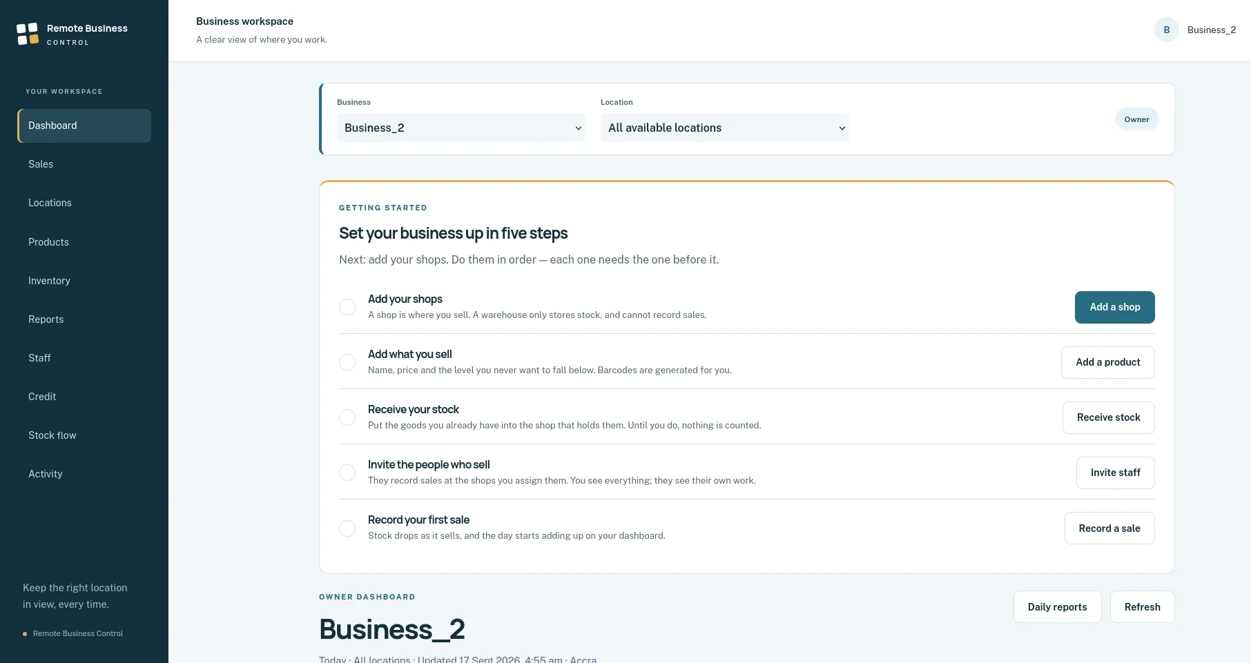 Remote Business Control screenshot 5