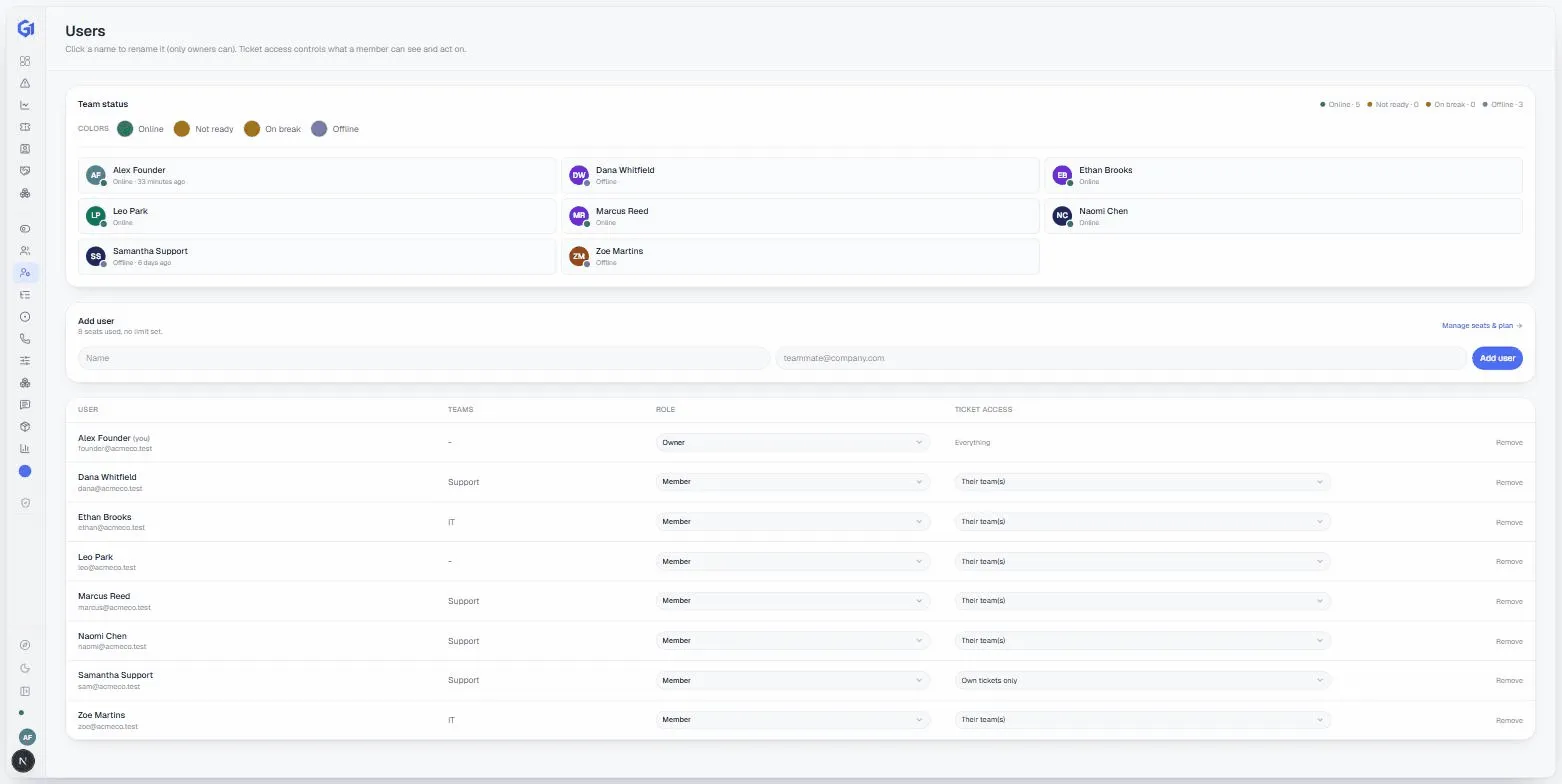 Go1Desk: One shared workspace screenshot 6