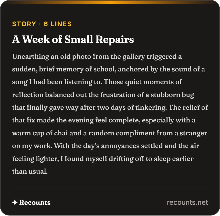 Recounts screenshot 3