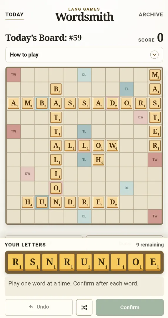 Wordsmith screenshot 1