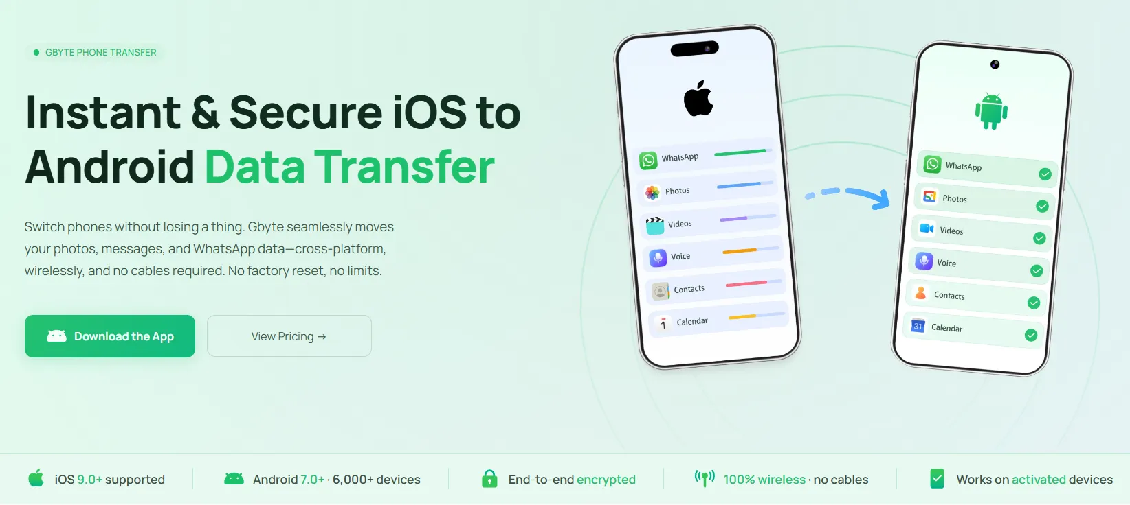 Gbyte Transfer