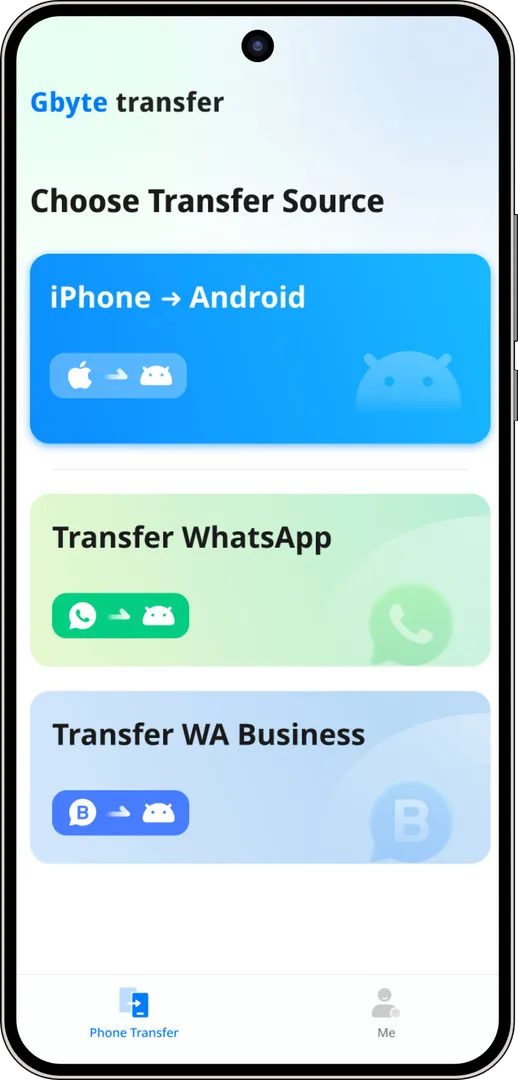 Gbyte Transfer screenshot 1