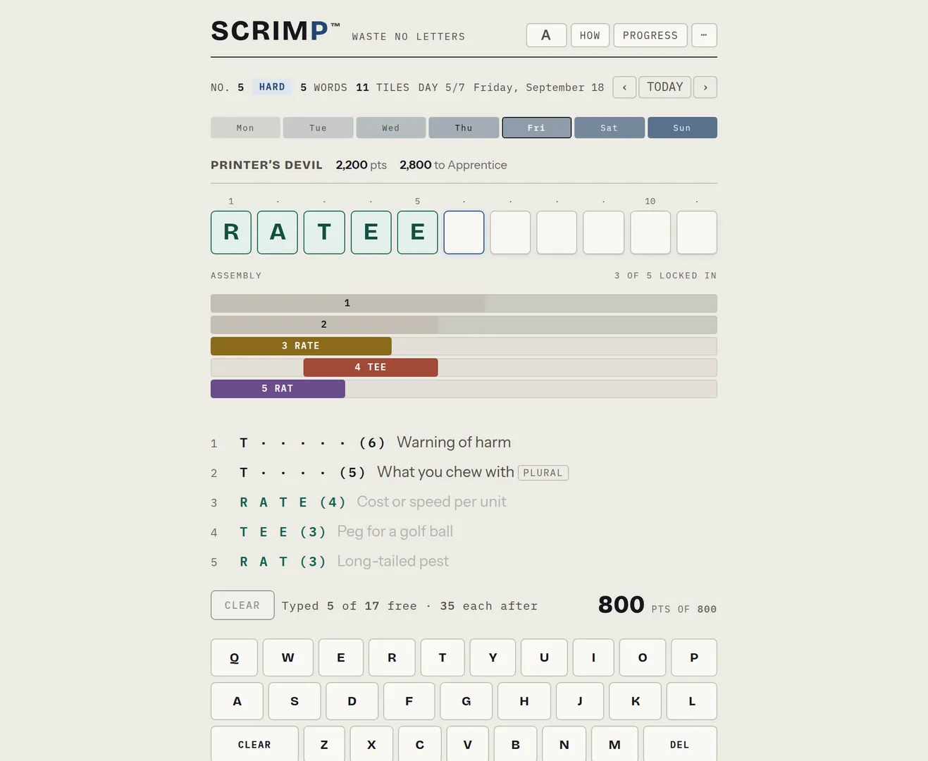 Scrimp screenshot 3