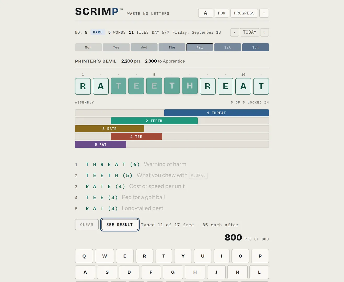 Scrimp screenshot 4