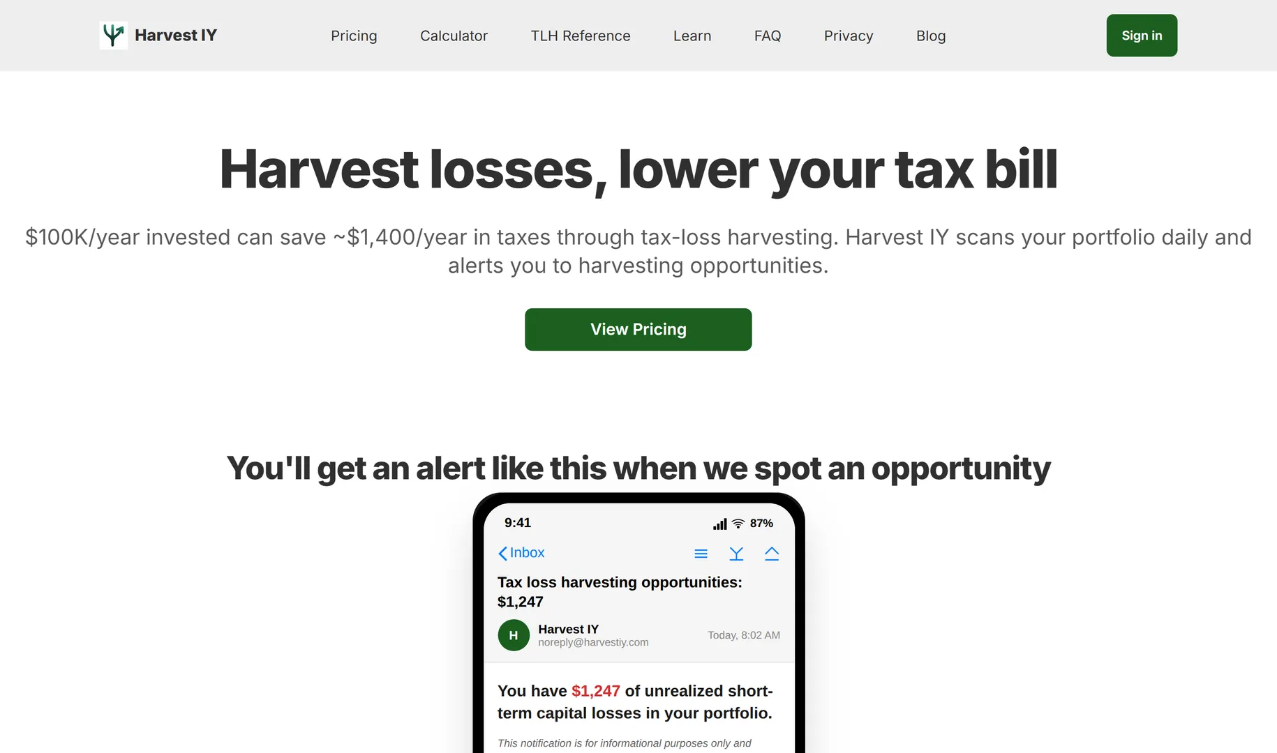 Harvest IY screenshot 4