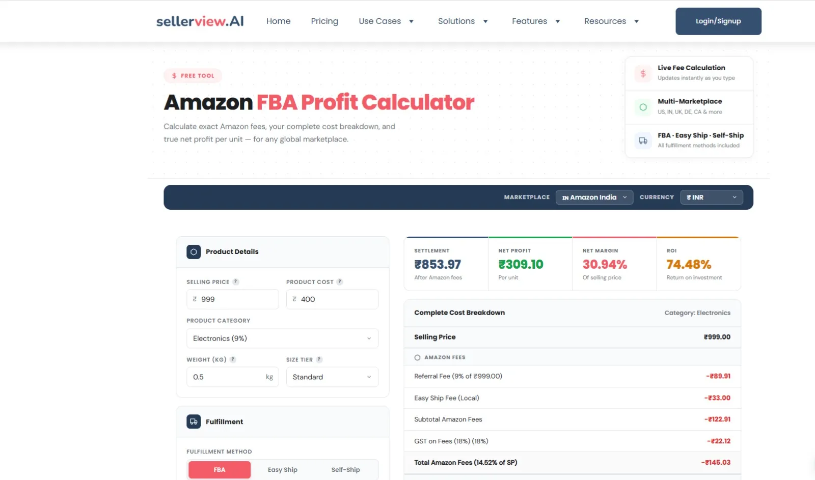 Sellerview screenshot 2