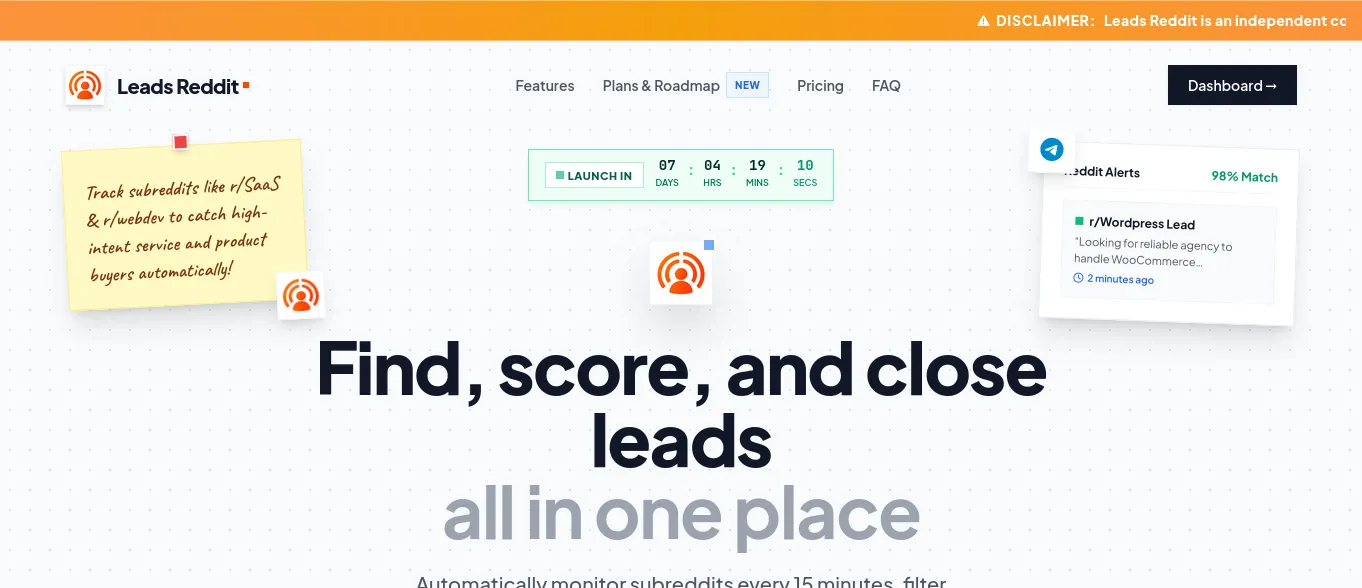 Get customers from Reddit