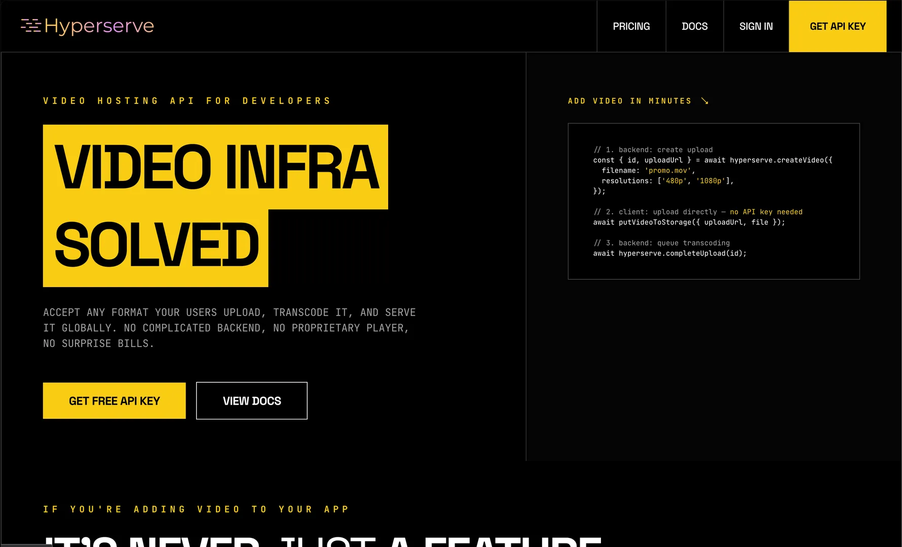 Hyperserve screenshot 1