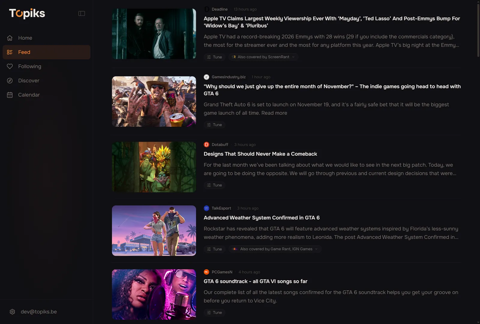 Topiks screenshot 2
