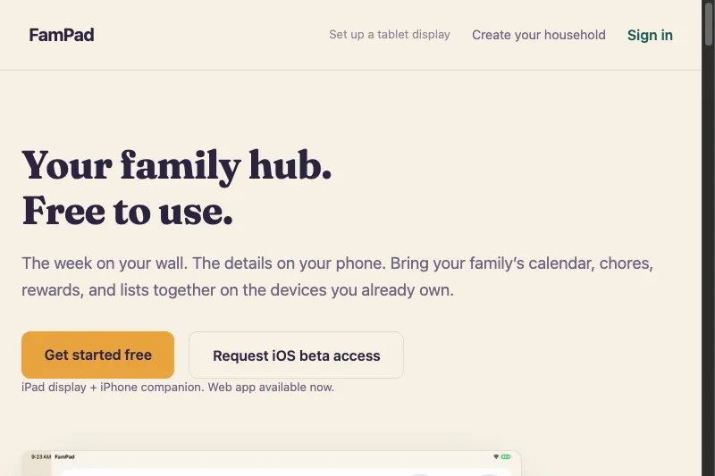 FamPad screenshot 1
