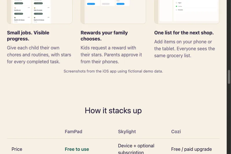 FamPad screenshot 2