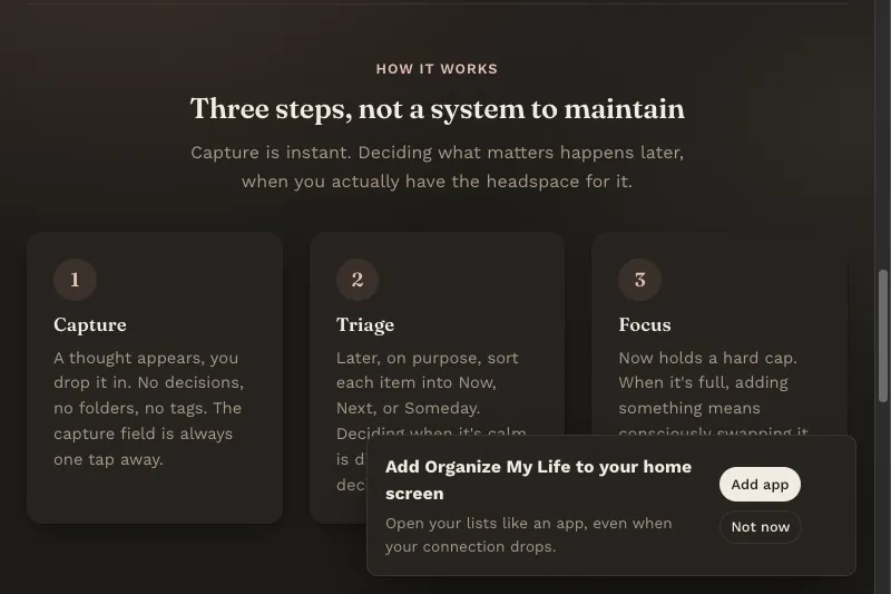 Organize My Life screenshot 3