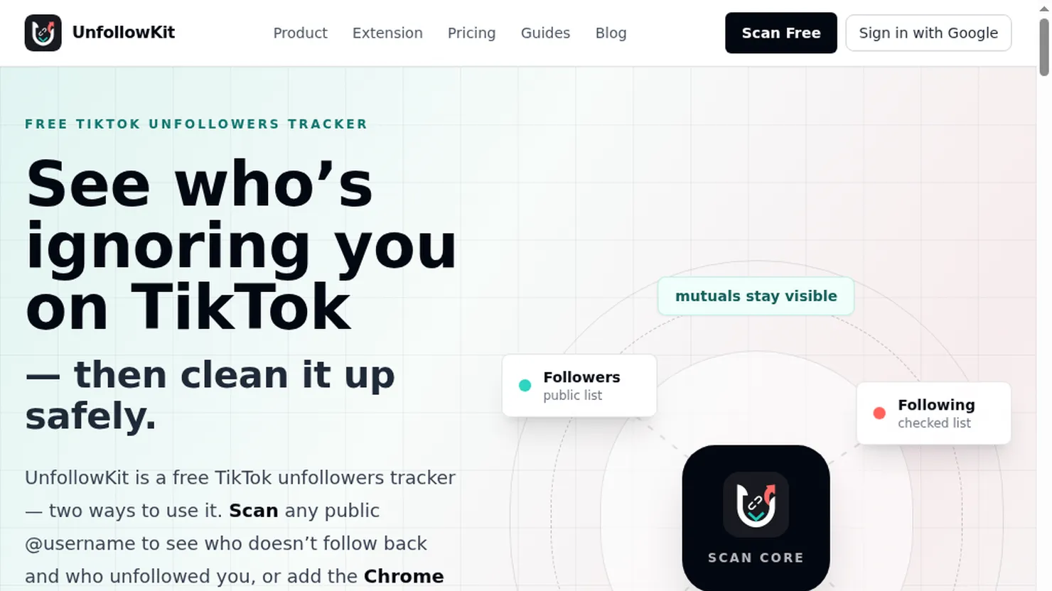 TikTok Unfollowers Tracker screenshot 1
