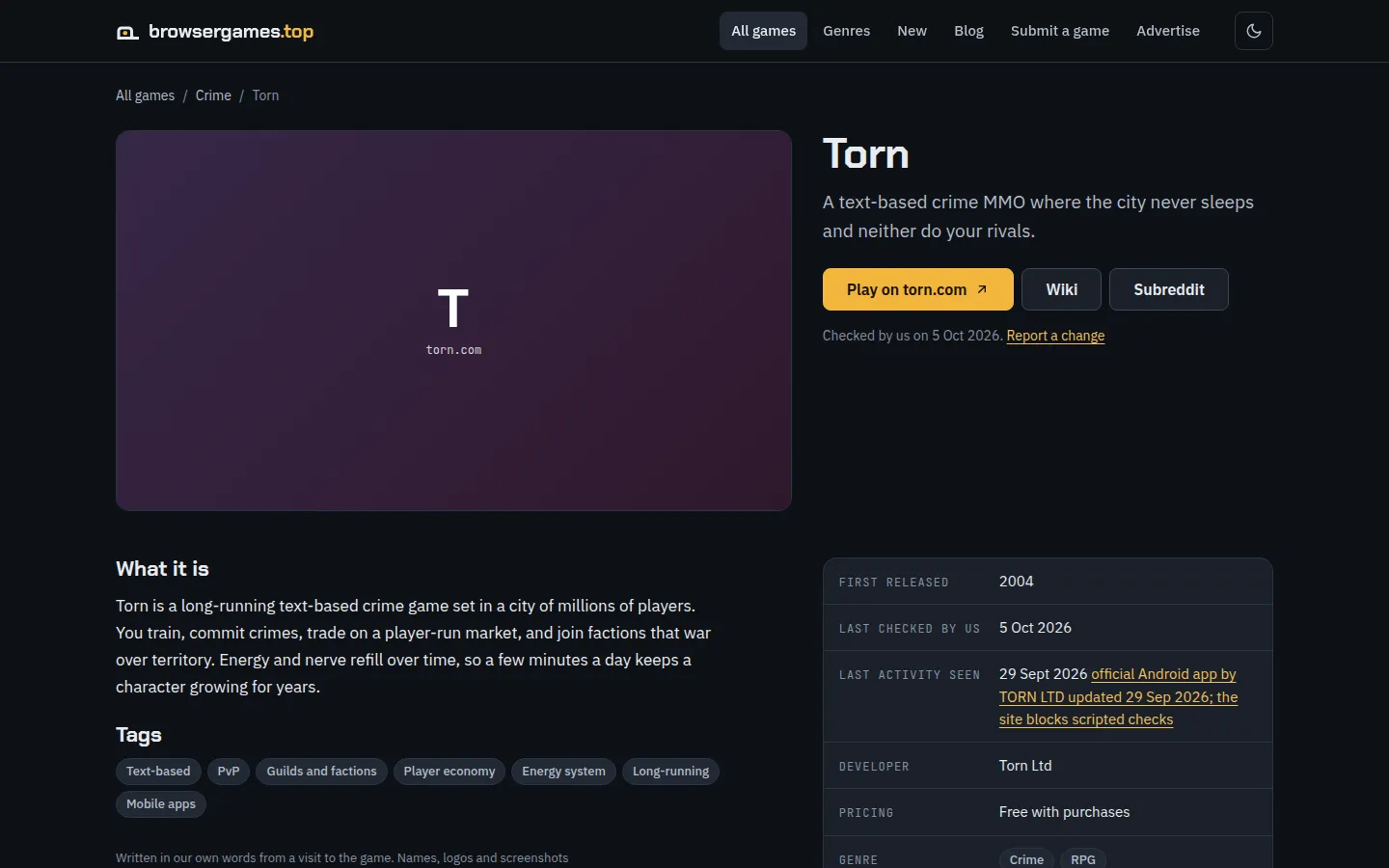 browsergames top screenshot 3
