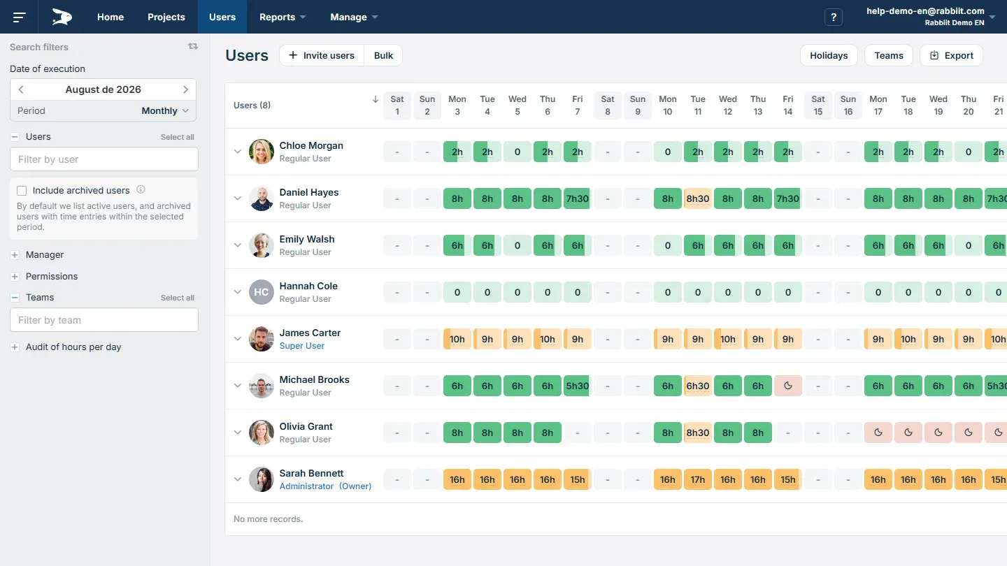 RabbitWork screenshot 1