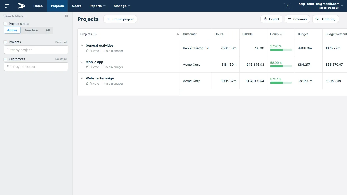 RabbitWork screenshot 2