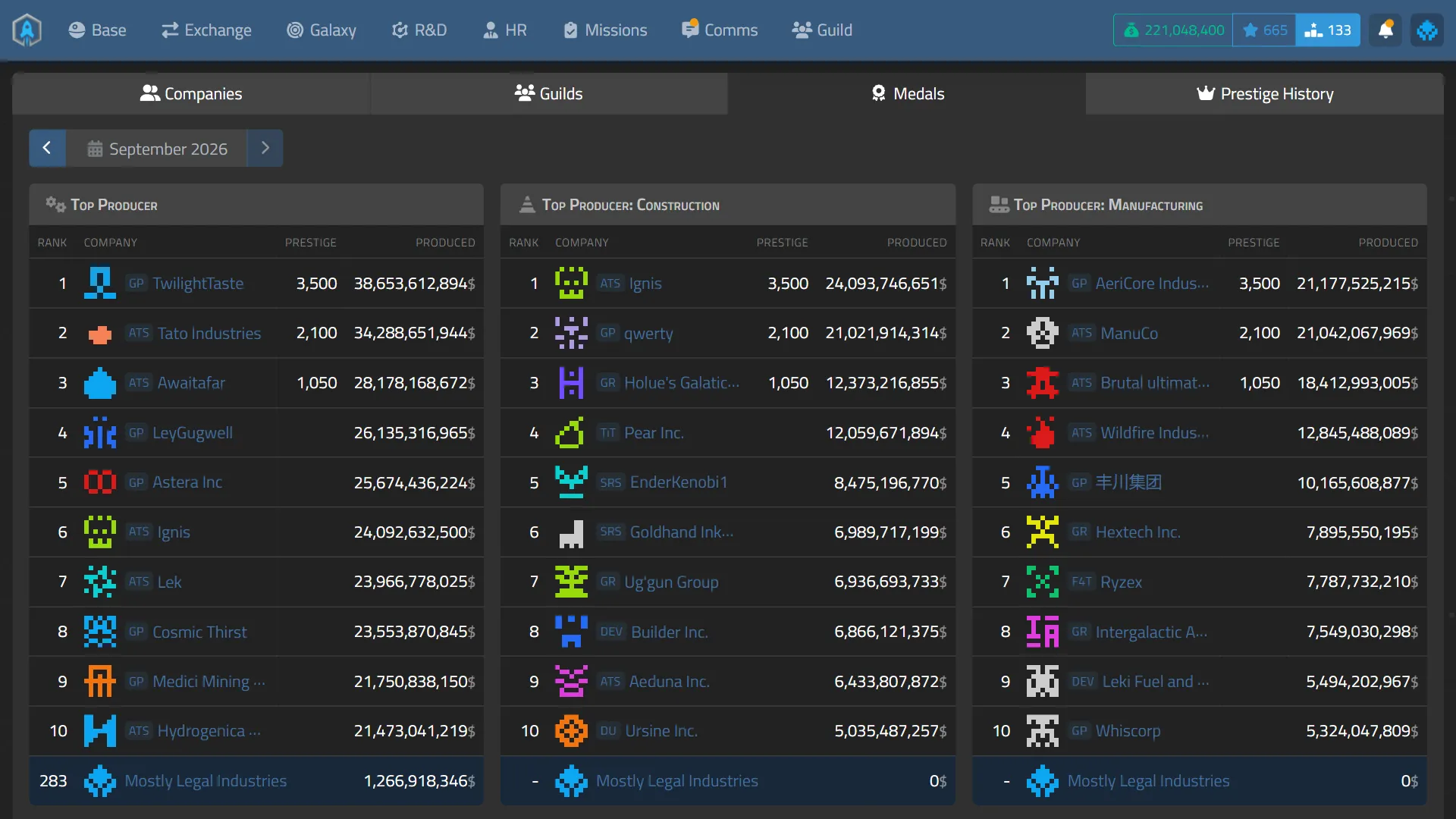 Galactic Tycoons screenshot 6
