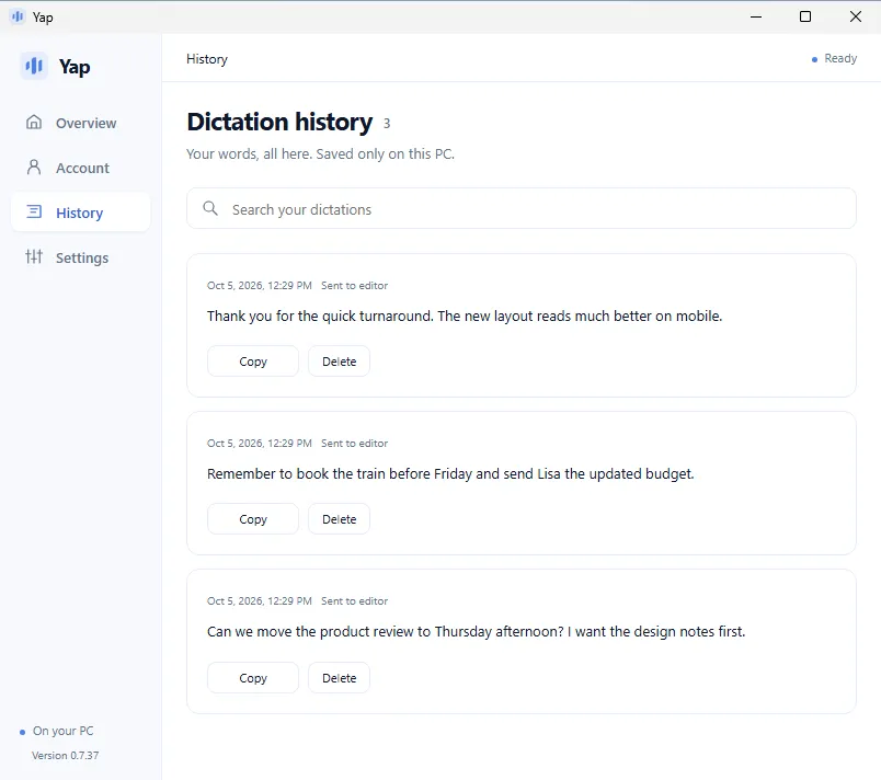 Yap screenshot 3
