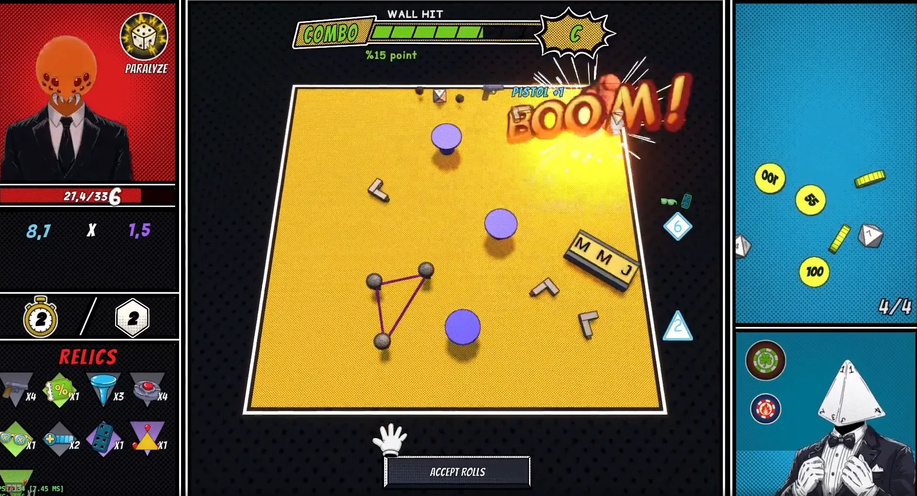 ZAR - 3D Dice Roguelike screenshot 2
