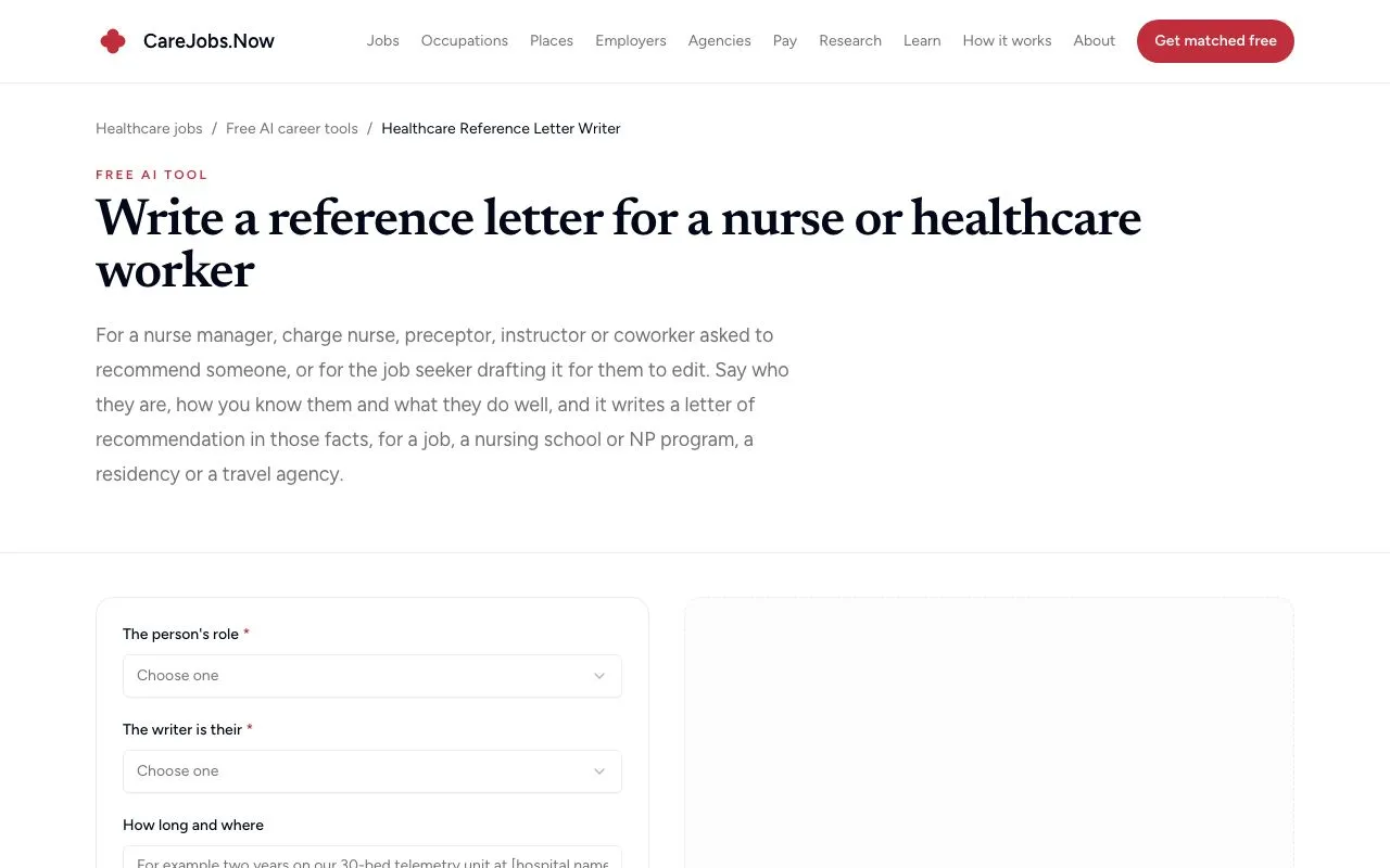 Healthcare Reference Writer screenshot 1
