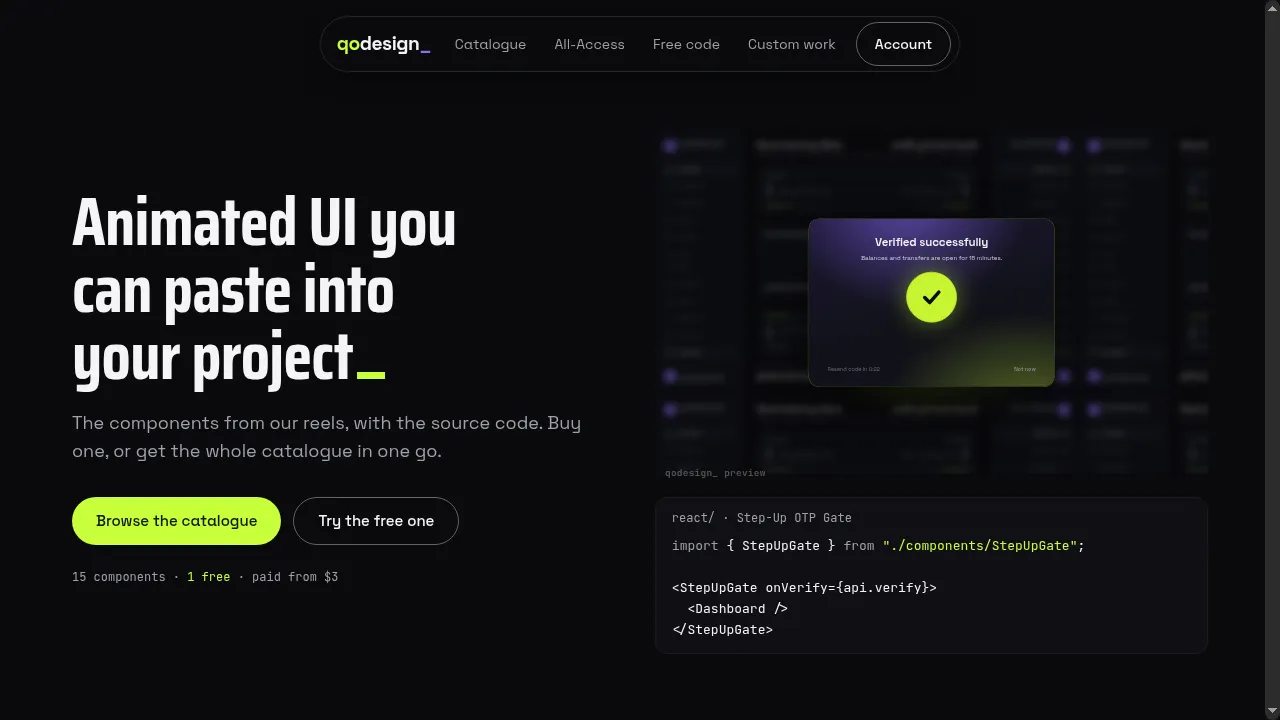 qodesign screenshot 1