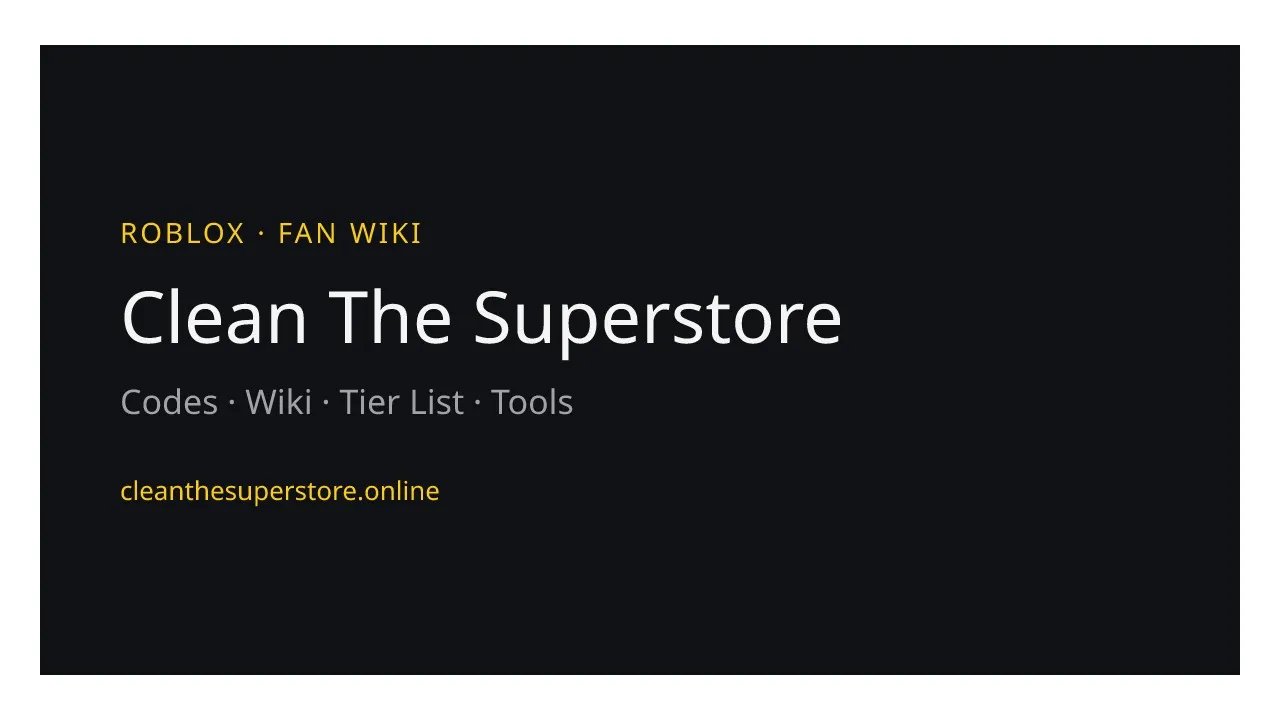 Clean The Superstore Roblox Wiki screenshot 1