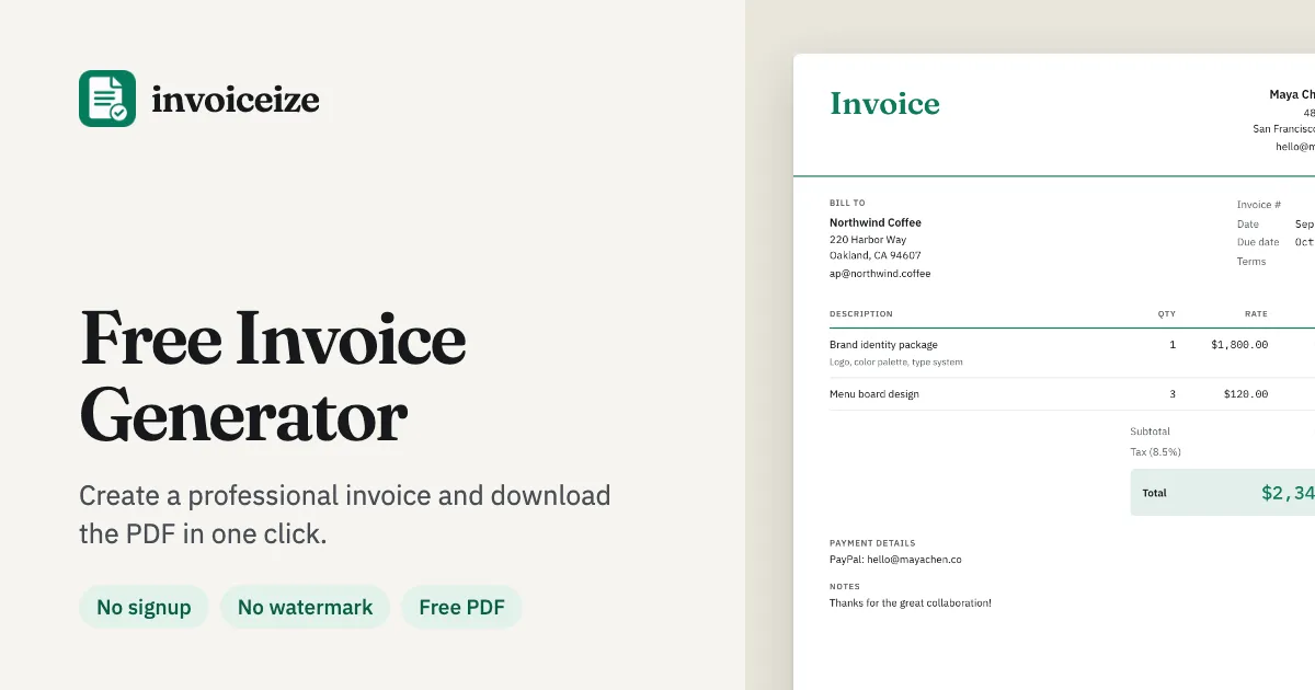 Invoiceize