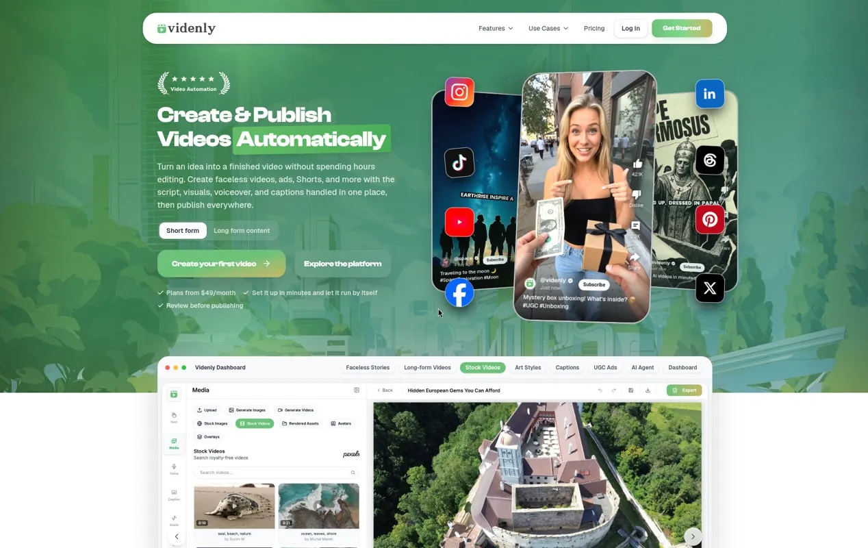 Videnly screenshot 1