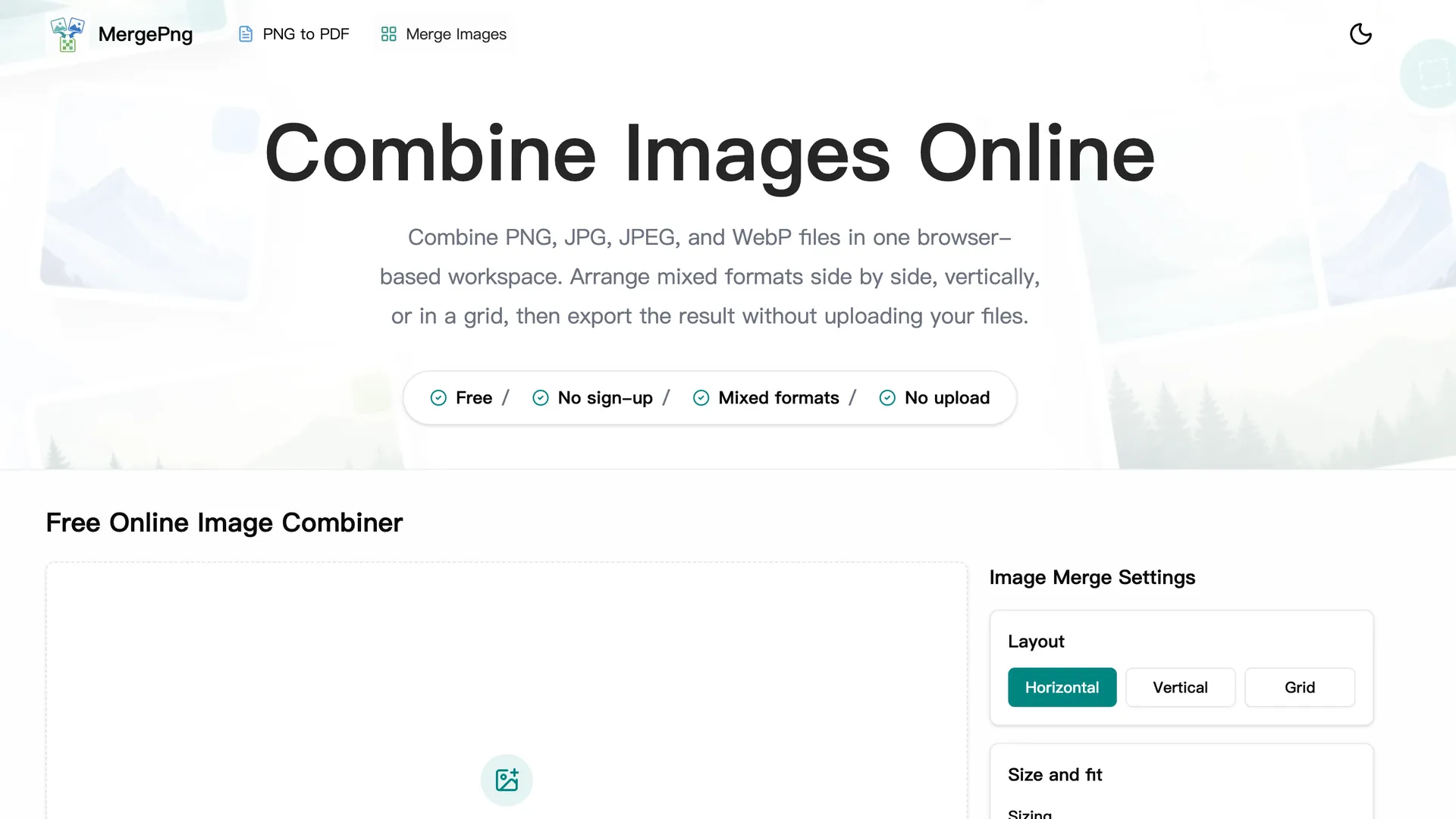 MergePNG screenshot 2